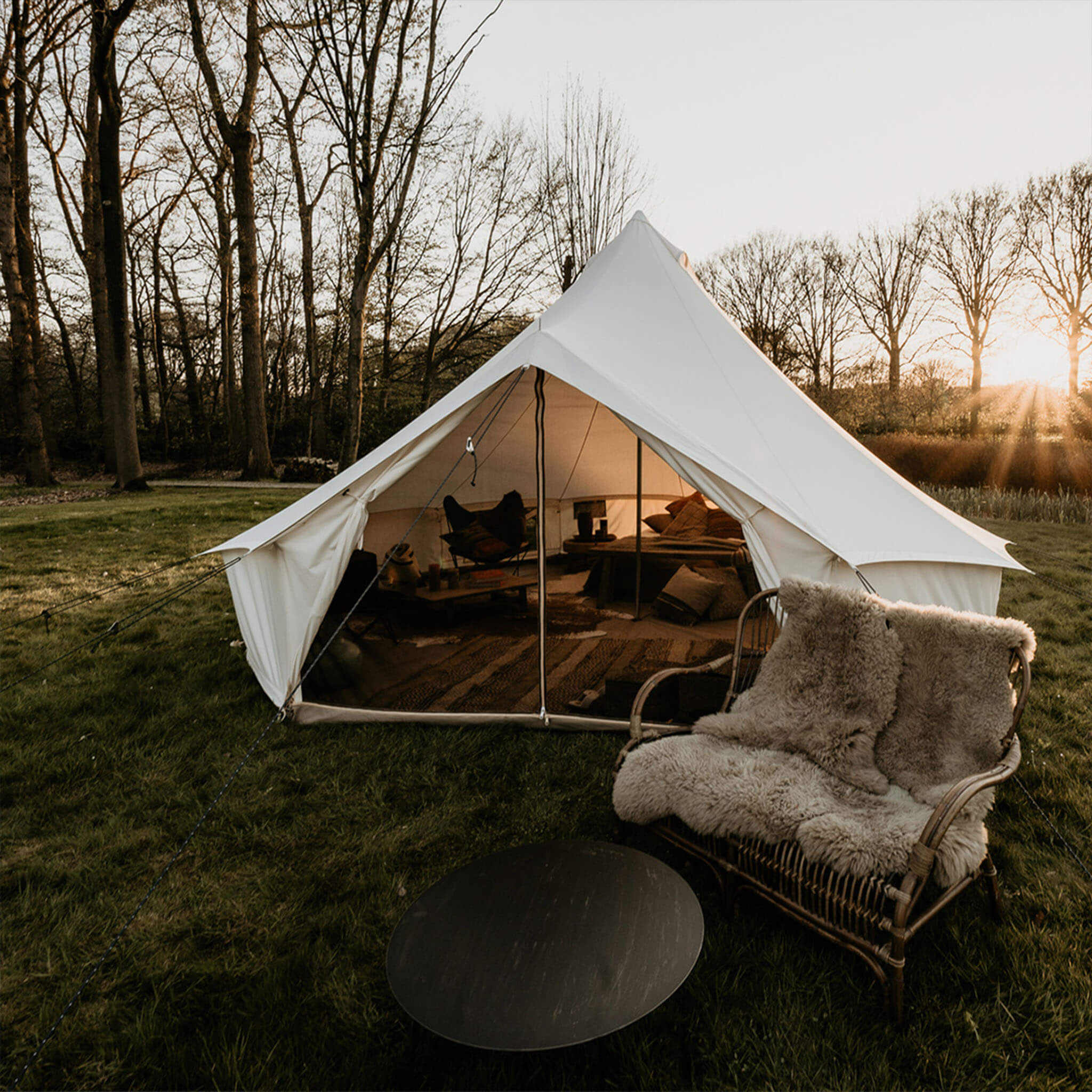 Beyond tents bell tent glamping canvas tent sibley tent autentic tents