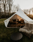 Beyond tents bell tent glamping canvas tent sibley tent autentic tents