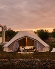 Beyond tents glamping billy joe cotton tent sibley tent