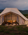 Beyond tents glamping Billy joe cotton tent sibley tent