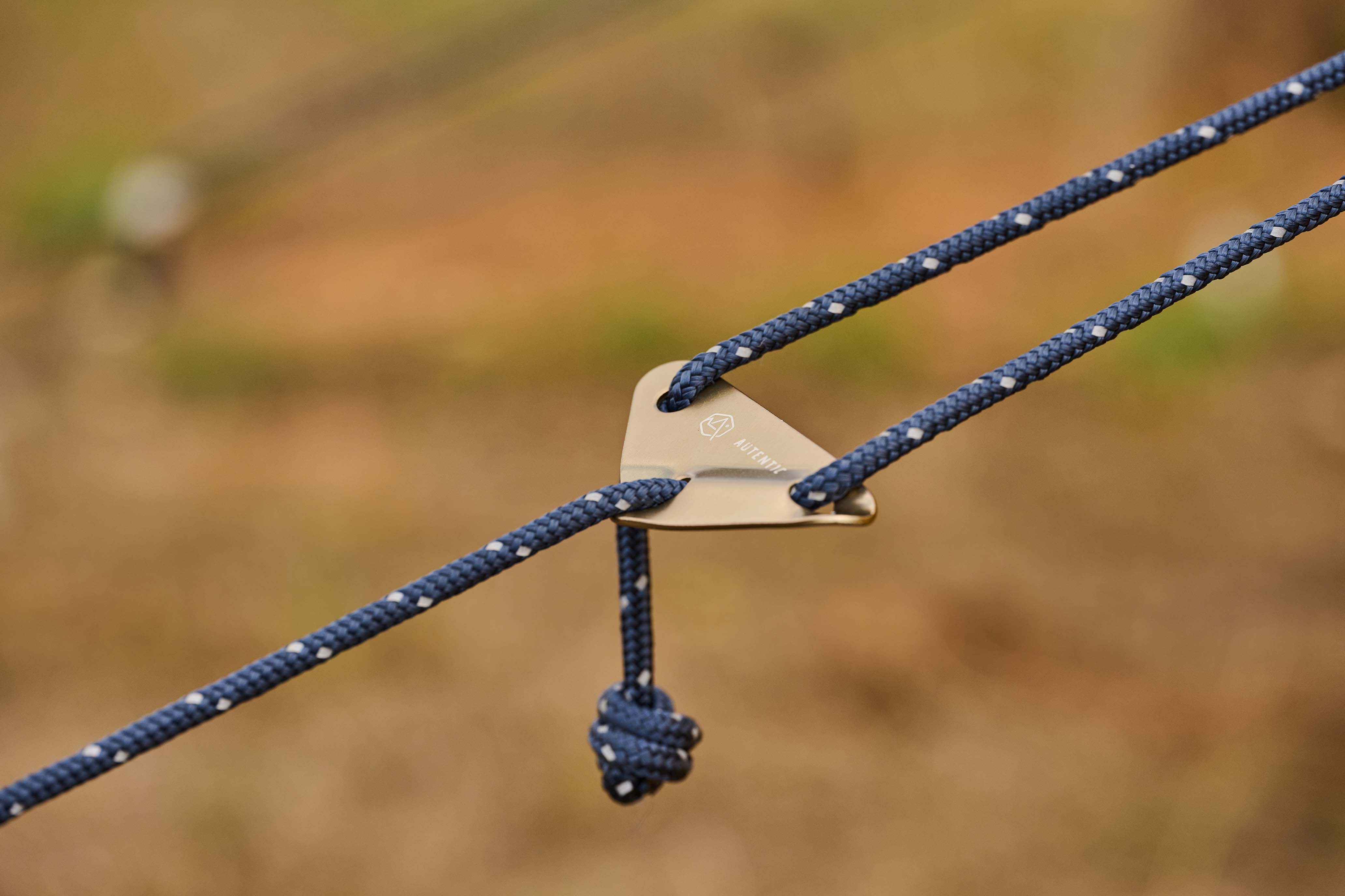Beyond tents glamping guyline runner detail