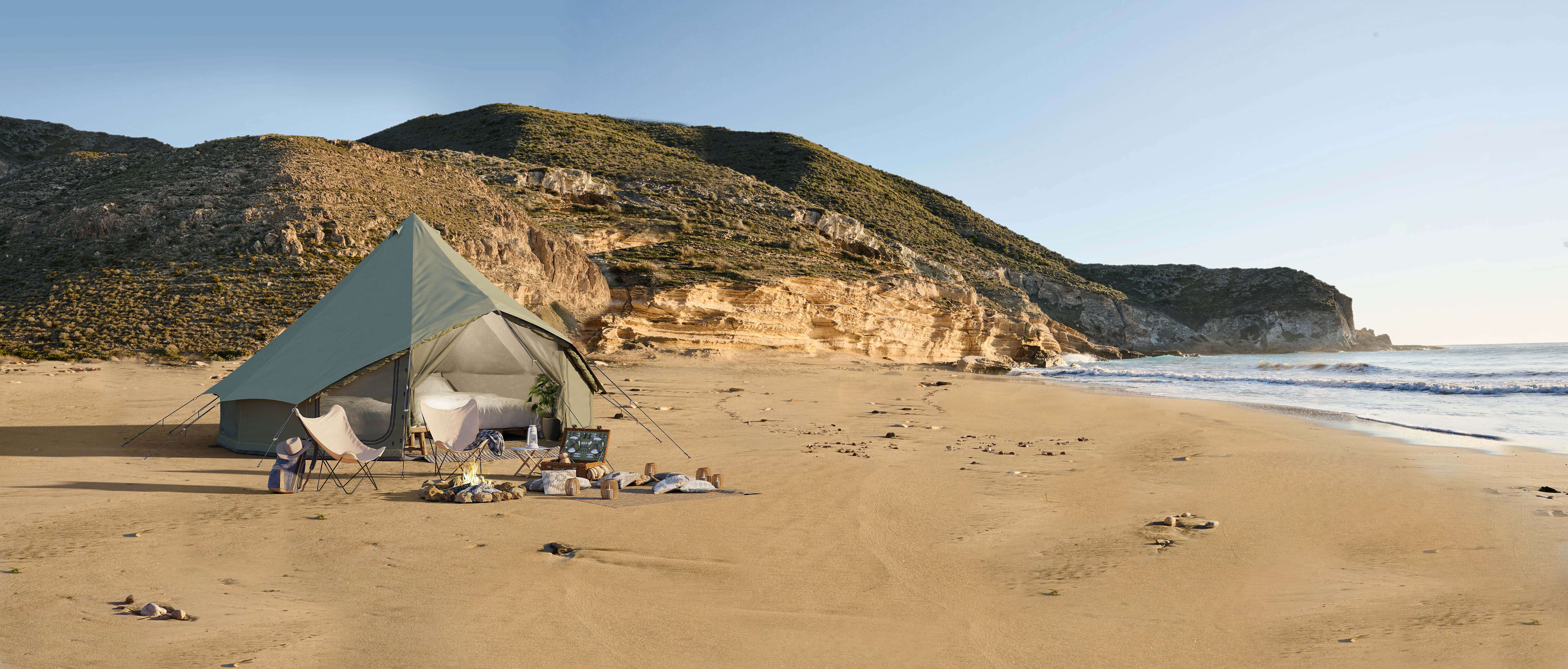 Beyond tents glamping sibley tent cotton tent