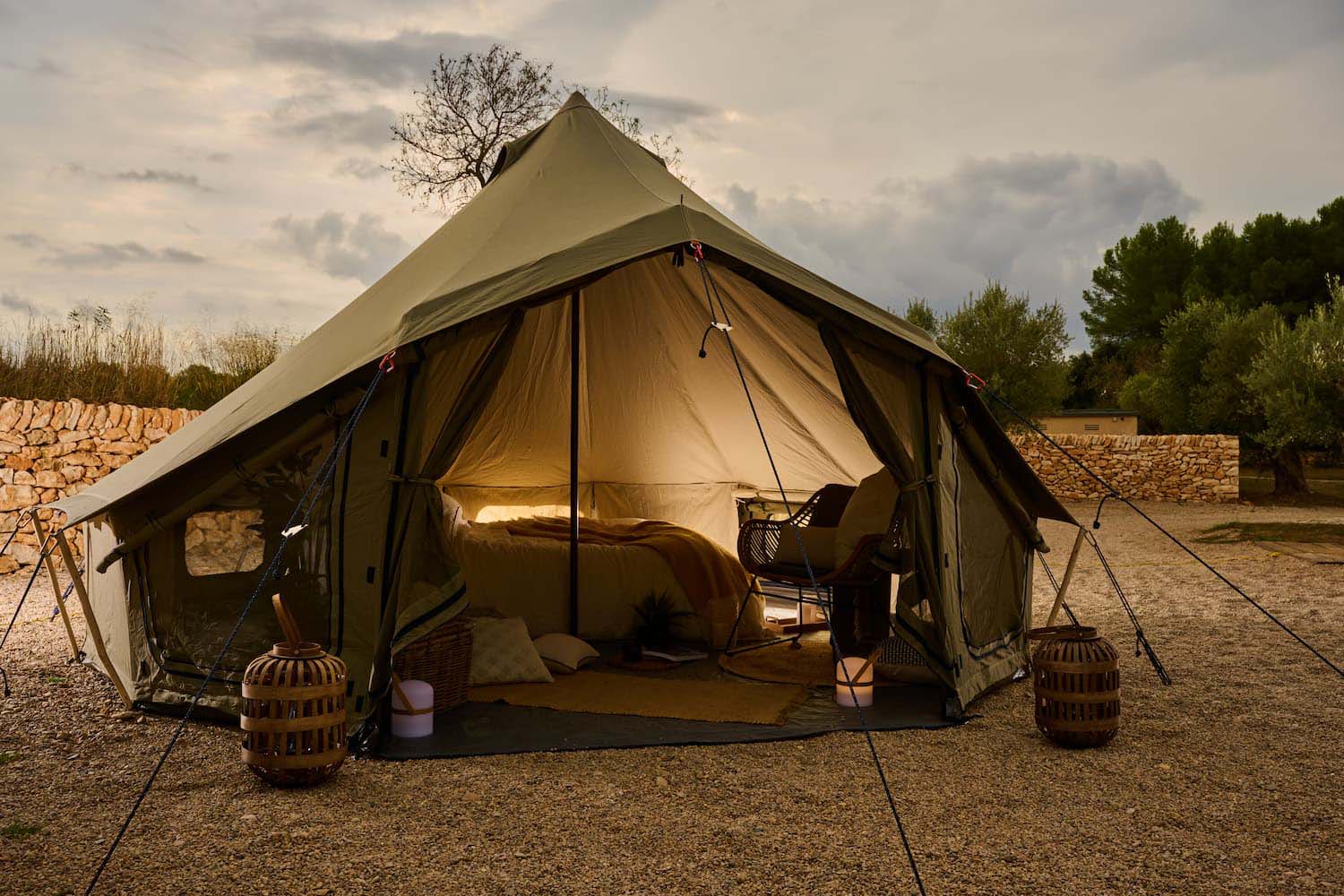 Beyond tents glamping Jay Bell tent cotton tent sable tent