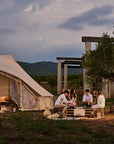 Beyond tents glamping Billy joe cotton tent sibley tent