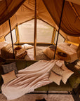 Beyond tents glamping billy joe cotton tent sibley tent