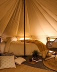 Beyond tents glamping jay bell tent cotton tent sibley tent